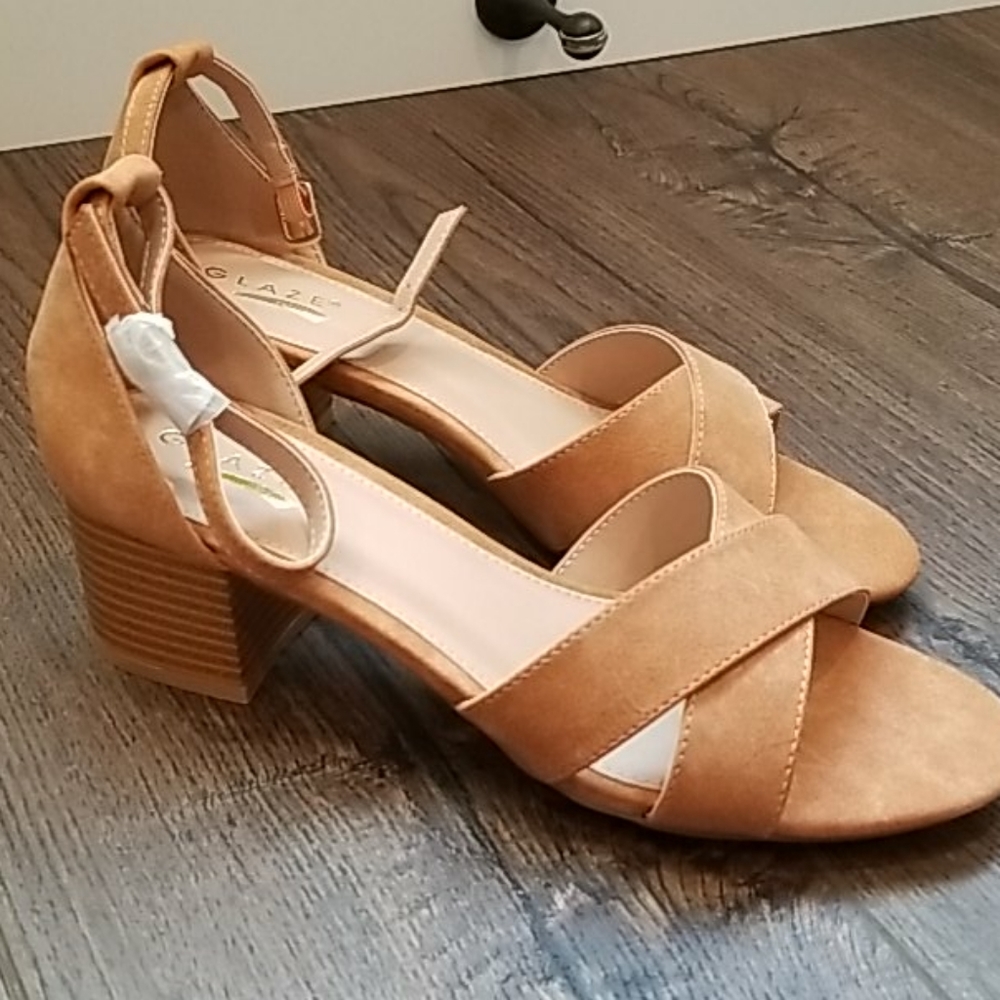 Strappy Small Block Heel Sandals